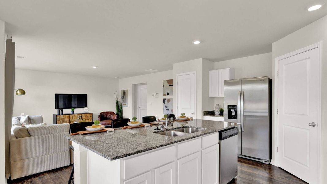 Furnished interior in a model home at Bayview at Harbor Crest in Ooltewah (Image 12).