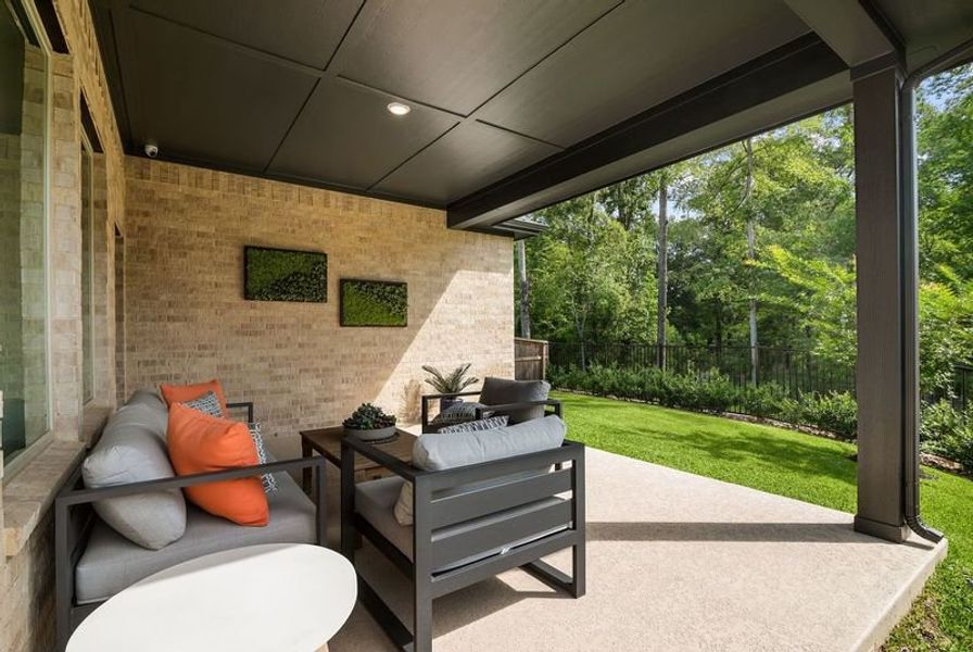 Exterior details of a home in The Woodlands Hills 45', Willis (Image 5).