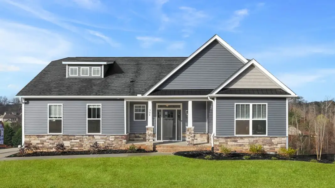Front exterior of a home in the Shadowood community, located in Seneca, SC (Image 4).