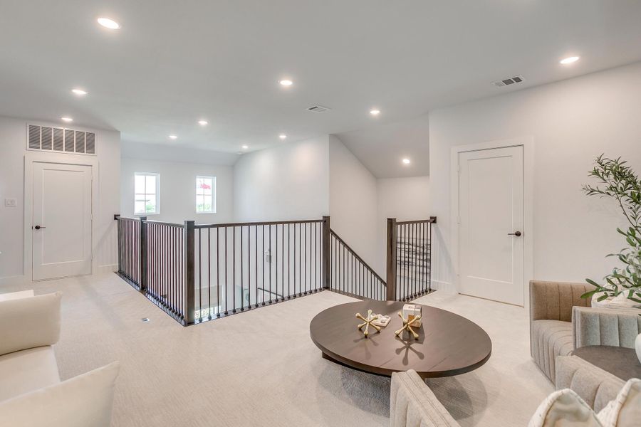 Furnished interior in a model home at Ten Mile Creek in Celina (Image 44).