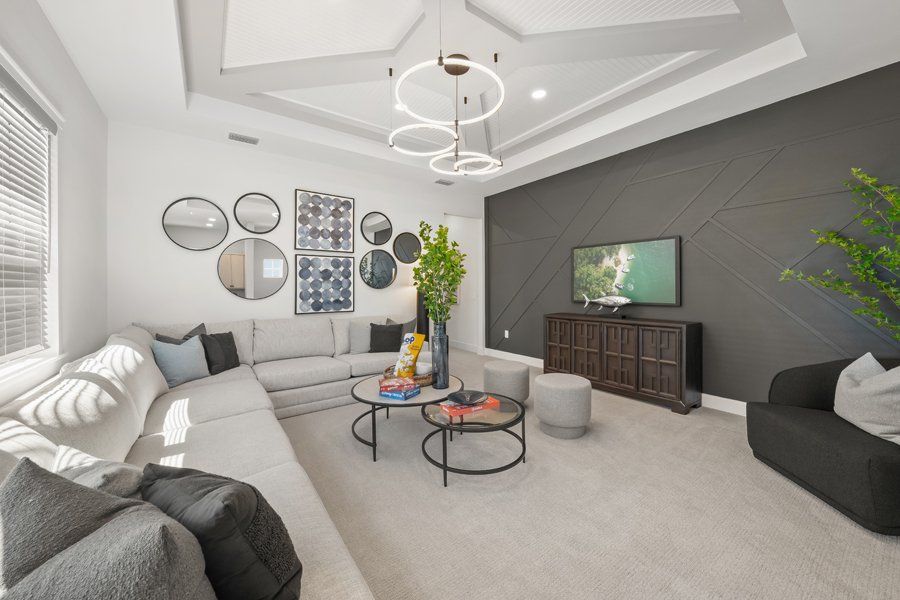 Furnished interior in a model home at Palmera at Wellen Park in Venice (Image 20).