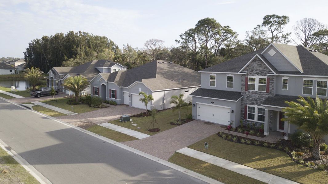 Front exterior of a home in the Egrets Landing community, located in Merritt Island, FL (Image 5).