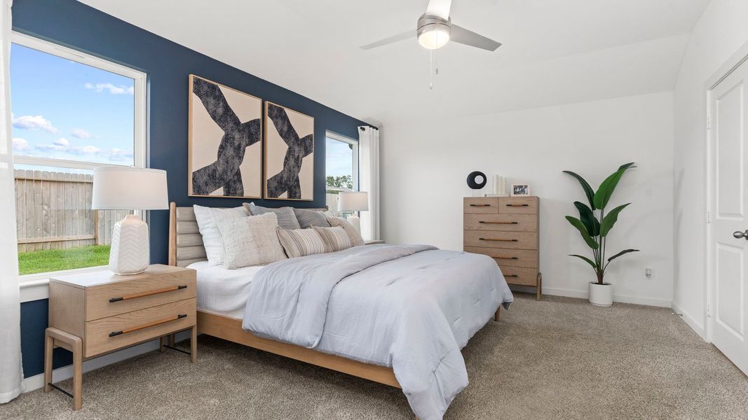 Furnished interior in a model home at Sorrento in Richmond (Image 27).