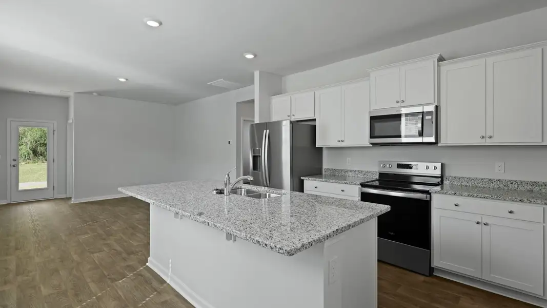 Furnished interior in a model home at The Oaks at Center Station in Hollywood (Image 3).