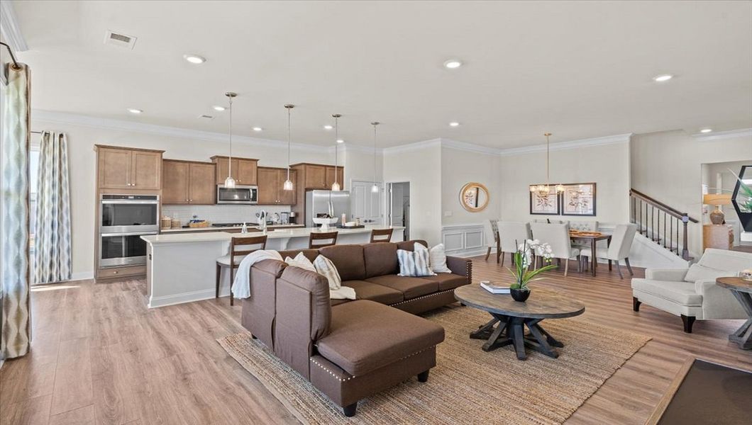 Furnished interior in a model home at The Villas at Pine Valley in Boiling Springs (Image 17). Furnished interior in a model home at The Villas at Pine Valley in Boiling Springs (Image 17).