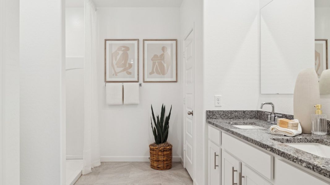 Furnished interior in a model home at Anthem at Merrill Ranch in Florence (Image 88).