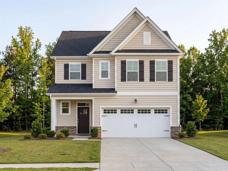 Front exterior of a home in the Gregory Village community, located in Lillington, NC (Image 1). Front exterior of a home in the Gregory Village community, located in Lillington, NC (Image 1).