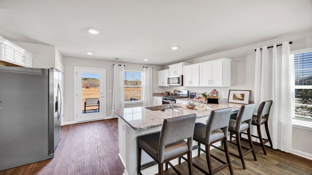 Furnished interior in a model home at The Park at Wilkinson in Orangeburg (Image 10).