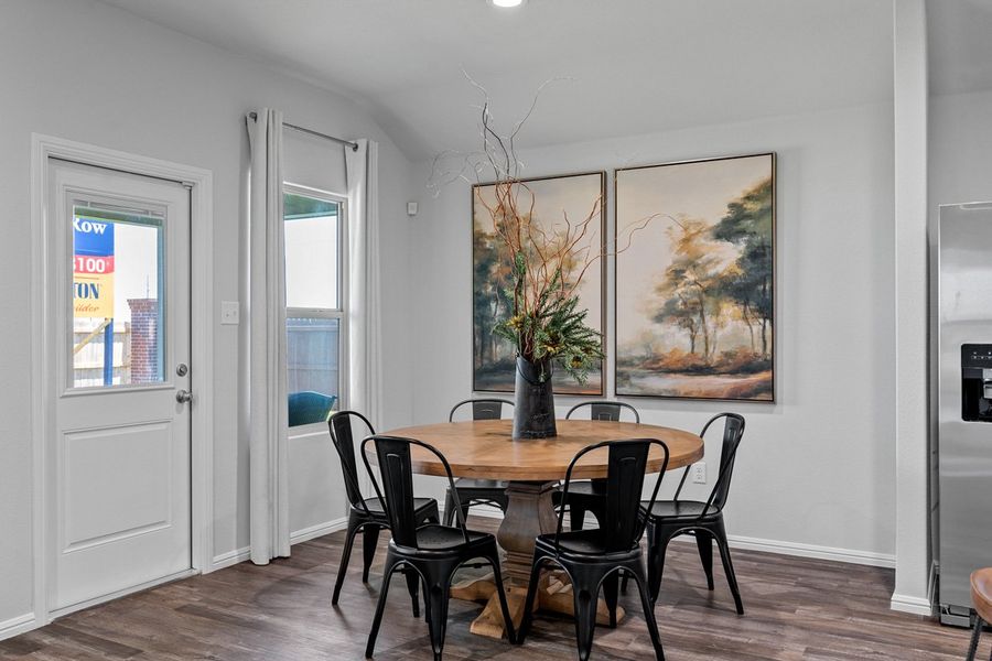 Furnished interior in a model home at Faculty Row in Abilene (Image 18).
