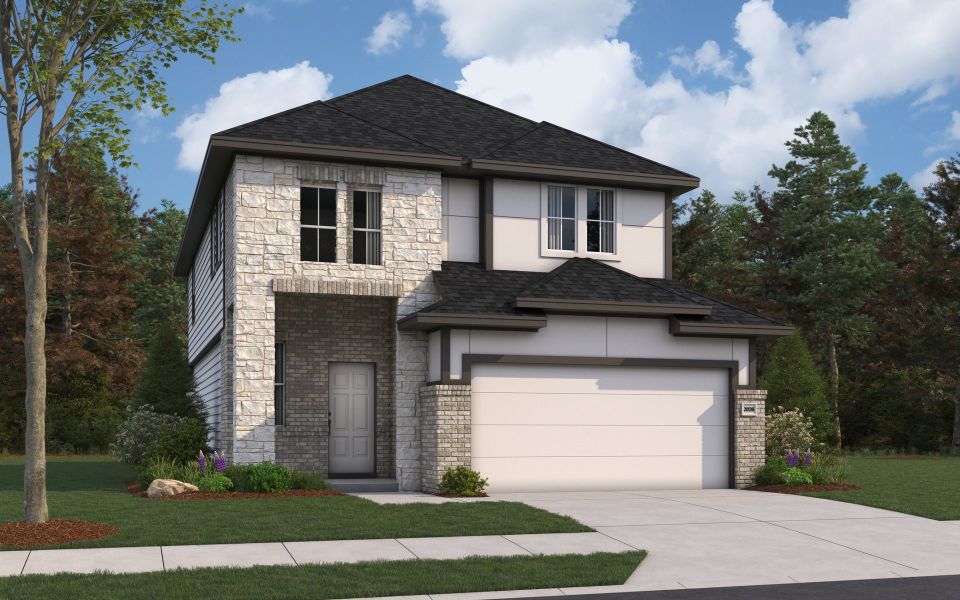 Rendering of floor plan. Colors and features may differ from shown representation.