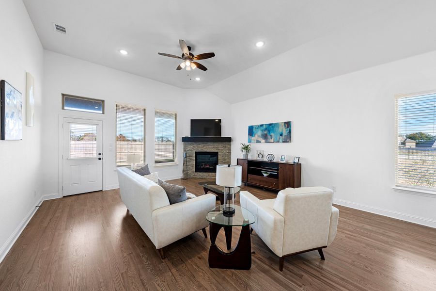 Furnished interior in a model home at Forest Ridge Estates in Greenville (Image 9).