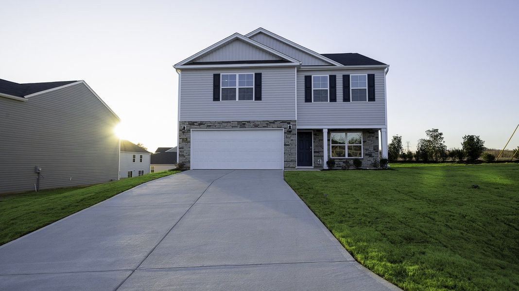 Front exterior of a home in the Country Creek community, located in Lexington, NC (Image 9).