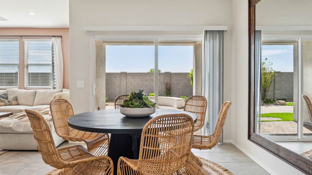 Furnished interior in a model home at Heartland Ranch in Coolidge (Image 28). Furnished interior in a model home at Heartland Ranch in Coolidge (Image 28).