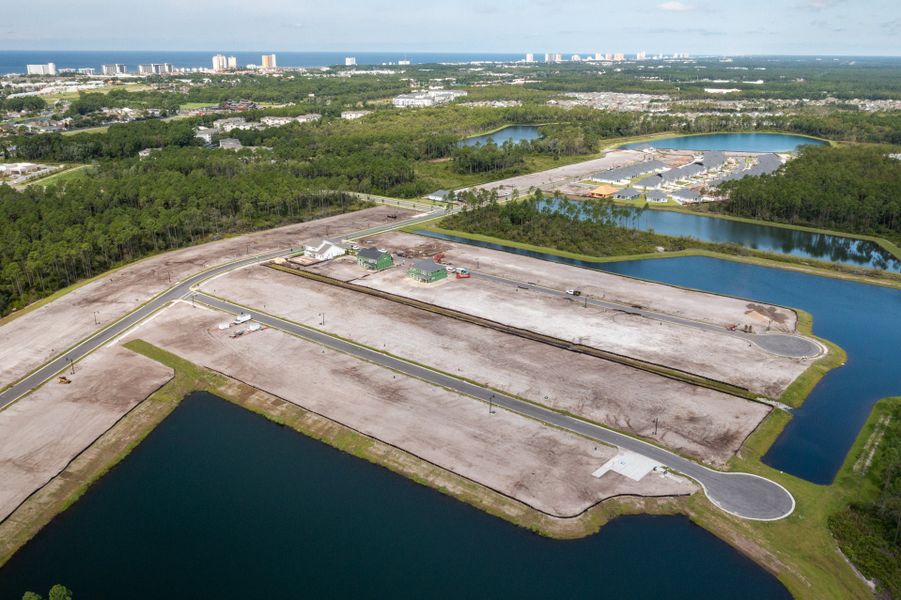 Site preparation and early development at Breakfast Point East in Panama City Beach, FL (Image 68).