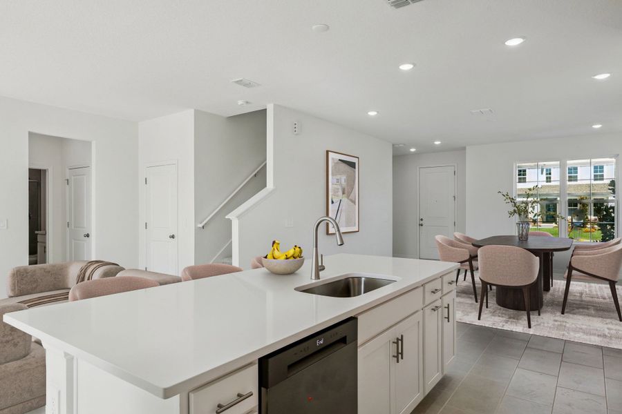 Furnished interior in a model home at Wekiva Springs Cove in Apopka (Image 24).