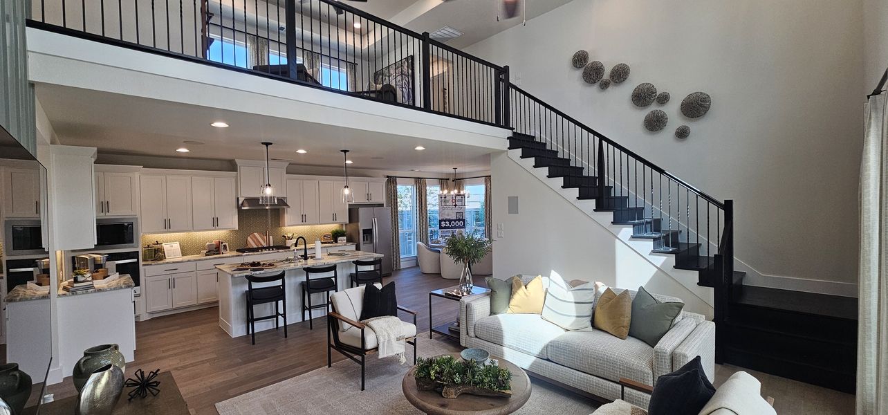 Furnished interior in a model home at Ramble 40s in Celina (Image 11).