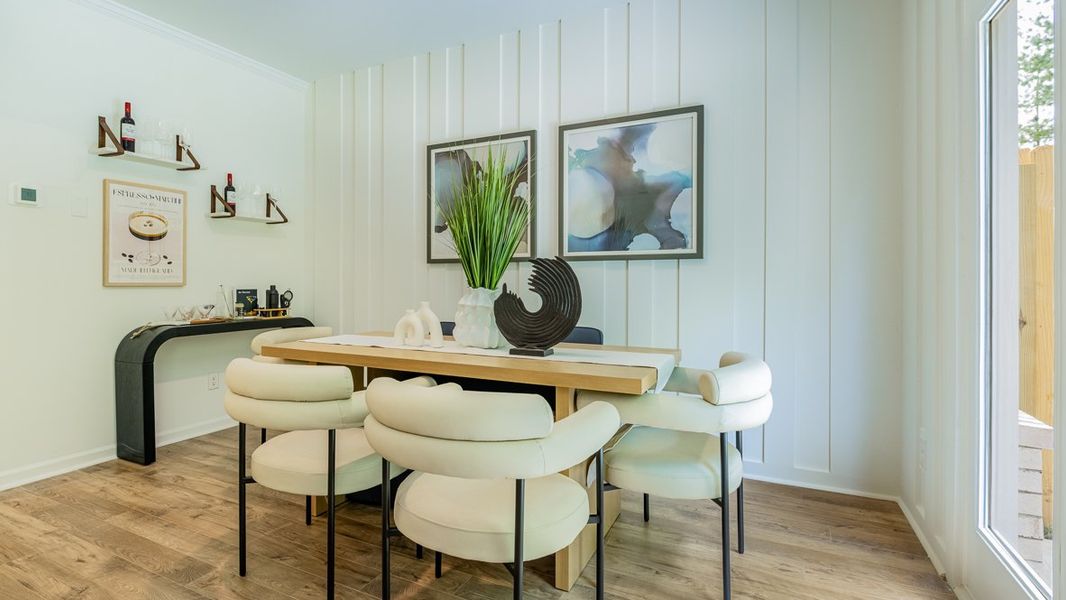 Furnished interior in a model home at Barrett Cove in Marietta (Image 9).