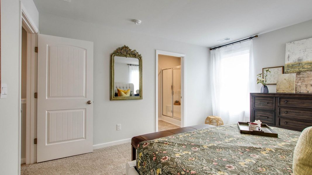 Furnished interior in a model home at River Landing in Murfreesboro (Image 27).