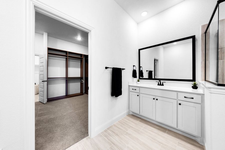 Furnished interior in a model home at Forest Ridge Estates in Greenville (Image 18).