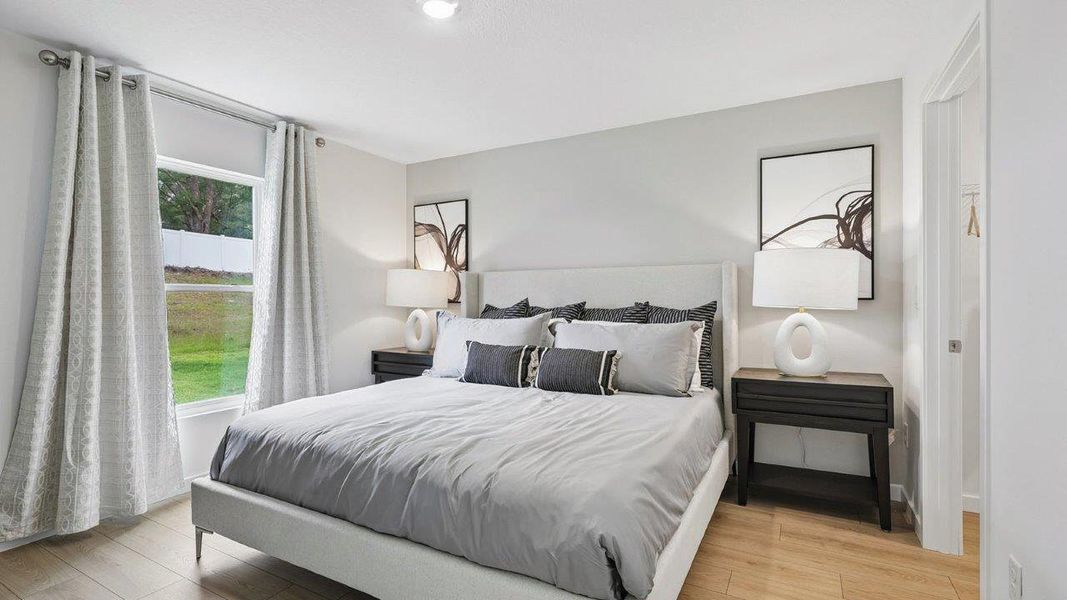 Furnished interior in a model home at Boulevard Oaks in Lady Lake (Image 30). Furnished interior in a model home at Boulevard Oaks in Lady Lake (Image 30).