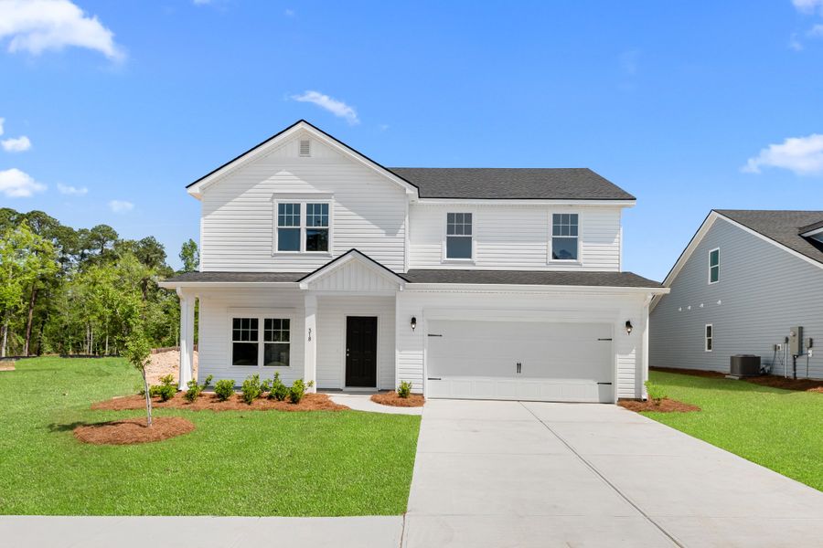 Front exterior of a home in the Majestic Oaks community, located in Brunswick, GA (Image 2). Front exterior of a home in the Majestic Oaks community, located in Brunswick, GA (Image 2).