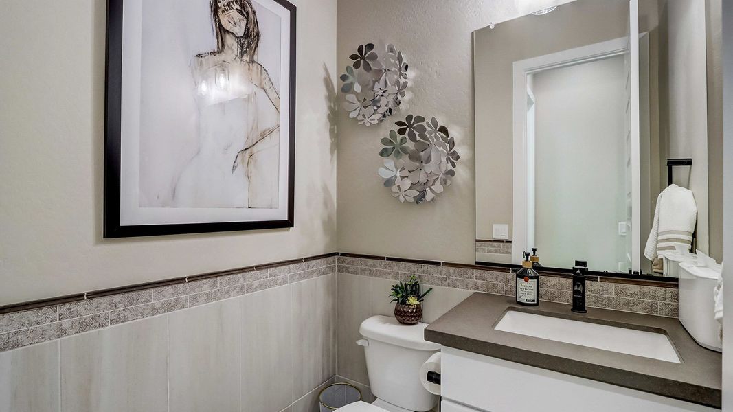 Furnished interior in a model home at Canyon Views - Hacienda in Litchfield Park (Image 20).