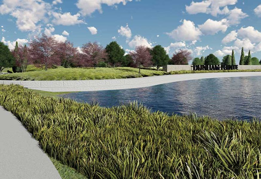 Natural surroundings and green spaces near Dunham Pointe 50' Homesites in Cypress, TX (Image 7).