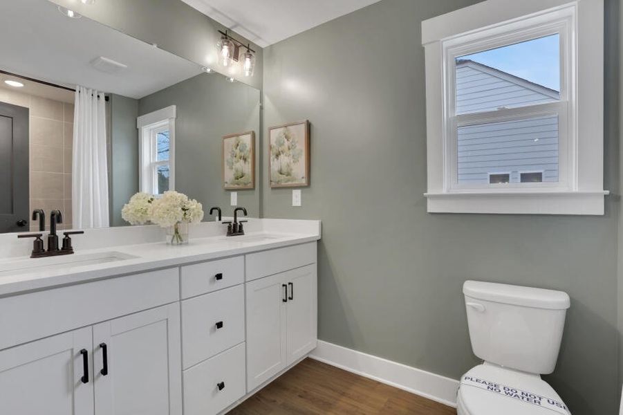 Furnished interior in a model home at Villas at Dawsonville Townhomes in Dawsonville (Image 19).