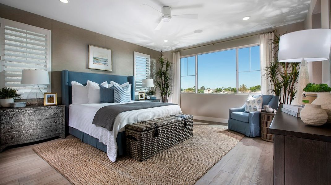 Furnished interior in a model home at Blossom Rock in Apache Junction (Image 8). Furnished interior in a model home at Blossom Rock in Apache Junction (Image 8).