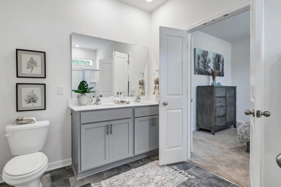 Furnished interior in a model home at Willow Commons in Lugoff (Image 8).