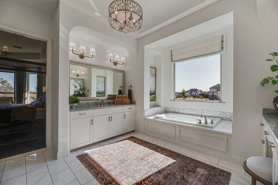 Furnished interior in a model home at King's Crossing - Phase 5 & 6 in Parker (Image 19). Furnished interior in a model home at King's Crossing - Phase 5 & 6 in Parker (Image 19).