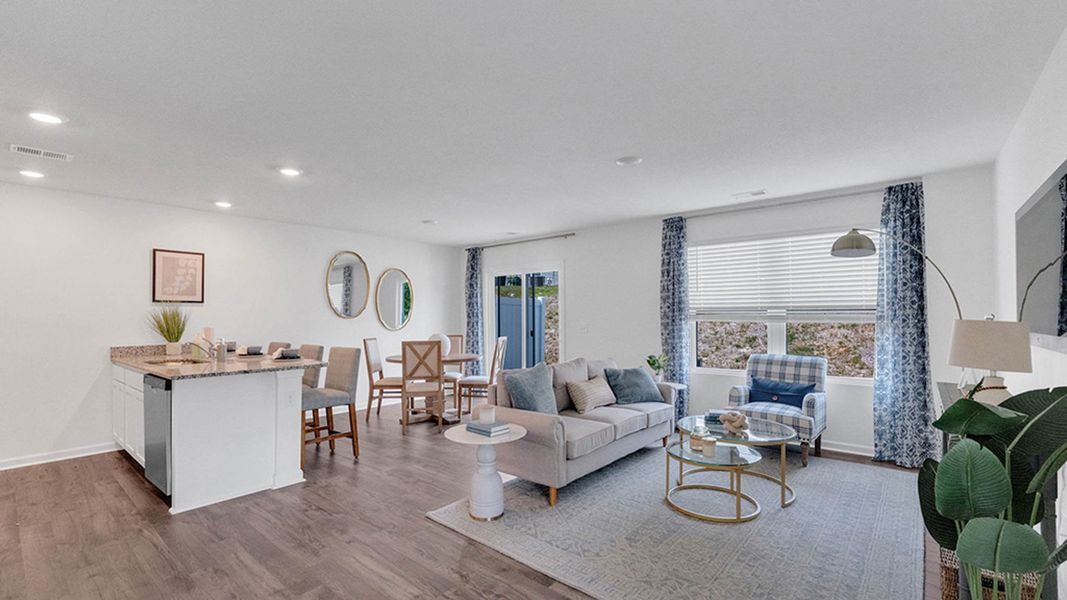 Furnished interior in a model home at Saylor's Place Townhomes in Jonesborough (Image 19).