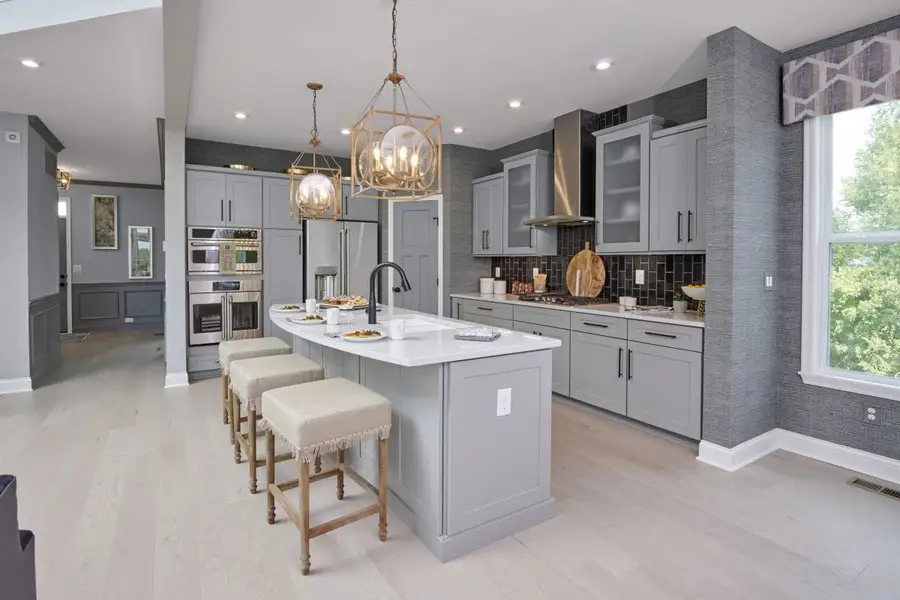 Furnished interior in a model home at Brookshale in Cumming (Image 26).
