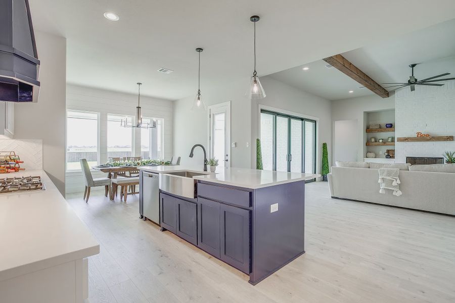 Furnished interior in a model home at Coyote Crossing in Godley (Image 12). Furnished interior in a model home at Coyote Crossing in Godley (Image 12).