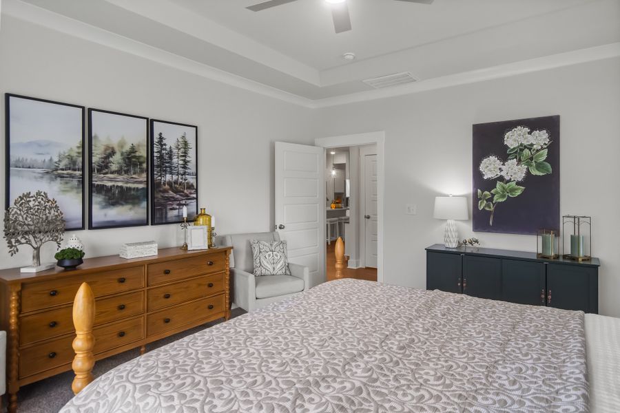 Furnished interior in a model home at Foxbank in Gray Court (Image 32). Furnished interior in a model home at Foxbank in Gray Court (Image 32).