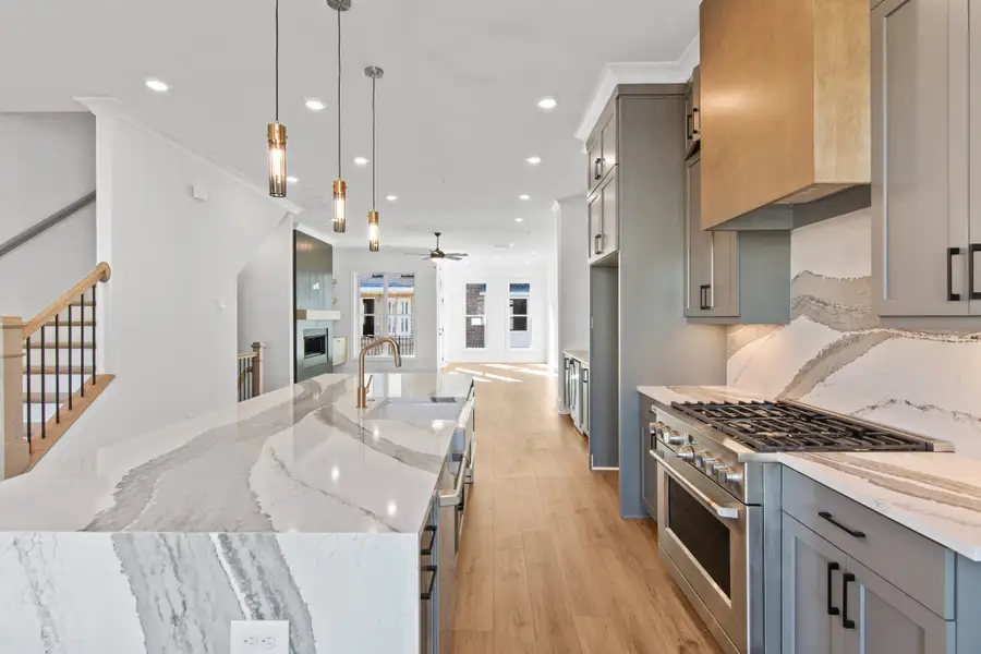 Furnished interior in a model home at Byers Park in Alpharetta (Image 15). Furnished interior in a model home at Byers Park in Alpharetta (Image 15).