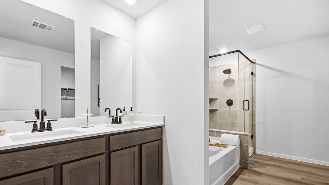 Furnished interior in a model home at Mill Creek in Magnolia (Image 73). Furnished interior in a model home at Mill Creek in Magnolia (Image 73).