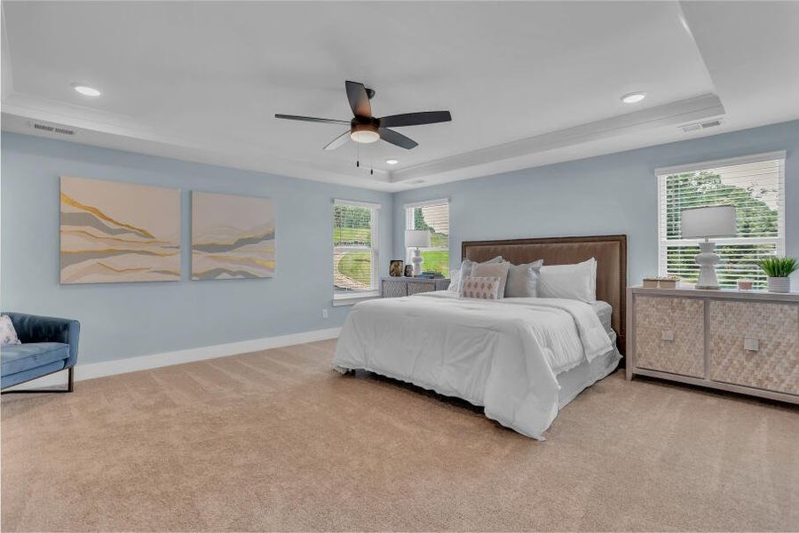 Furnished interior in a model home at Clubside Reserve at Summerlake in Lexington (Image 10). Furnished interior in a model home at Clubside Reserve at Summerlake in Lexington (Image 10).