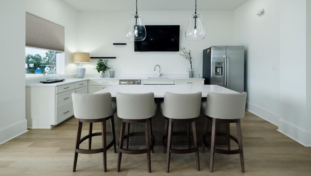 Furnished interior in a model home at Laurelbrook in Sherrills Ford (Image 49).