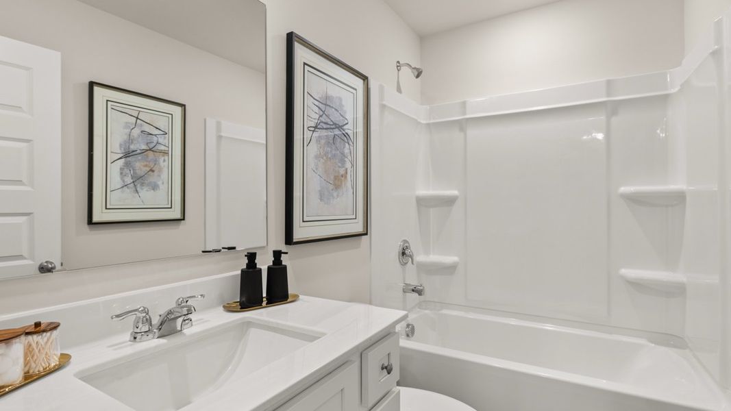 Furnished interior in a model home at Brookland Commons in Monroe (Image 29).