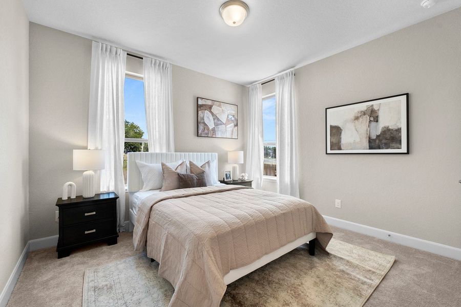 Furnished interior in a model home at Friedrich Hill in San Antonio (Image 63).