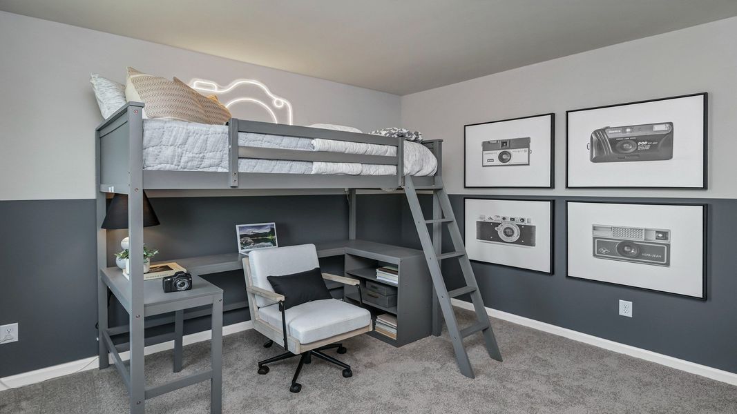Furnished interior in a model home at Ferry Grove in Lexington (Image 43).