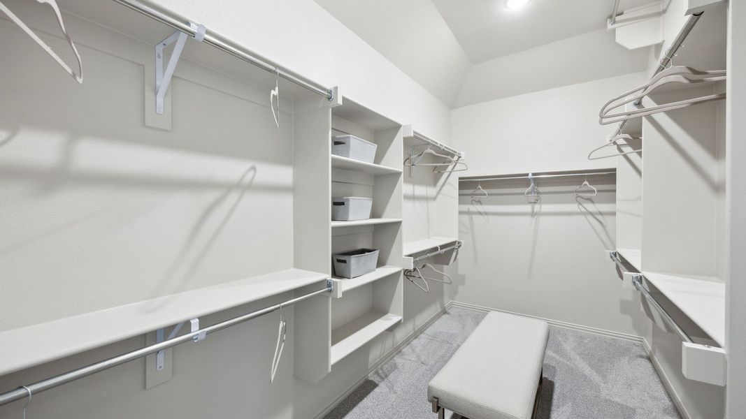 Furnished interior in a model home at City Point in North Richland Hills (Image 24).
