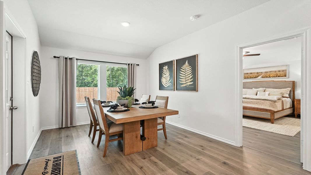 Furnished interior in a model home at The Reserve at Timber Creek in Lindale (Image 6).