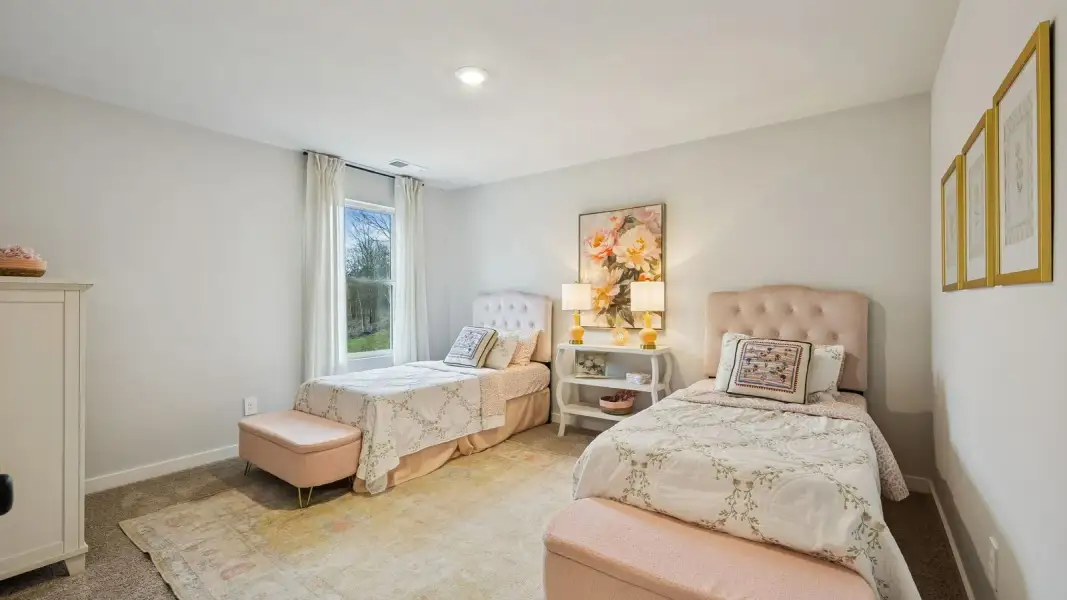 Furnished interior in a model home at Walnut Ridge in Lebanon (Image 65).