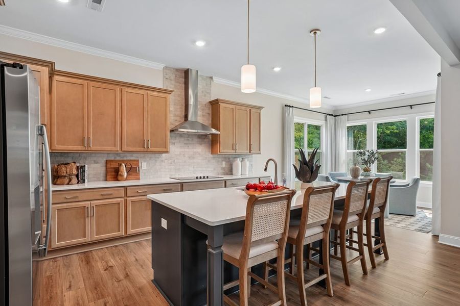 Furnished interior in a model home at Blue Run in Raleigh (Image 5).