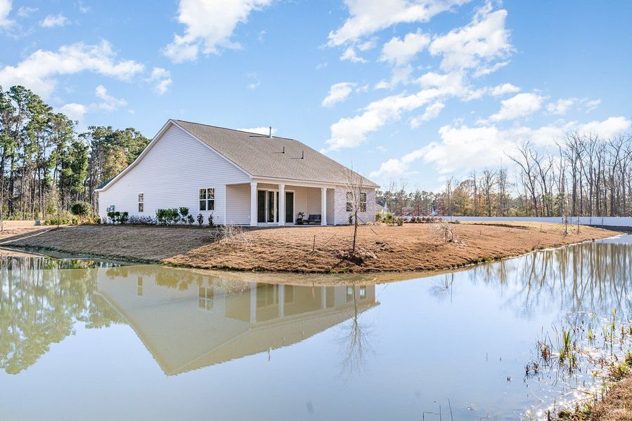 Exterior details of a home in Ranch Haven, Murrells Inlet (Image 13).