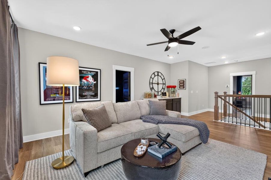 Furnished interior in a model home at Arbor West in Dawsonville (Image 15).