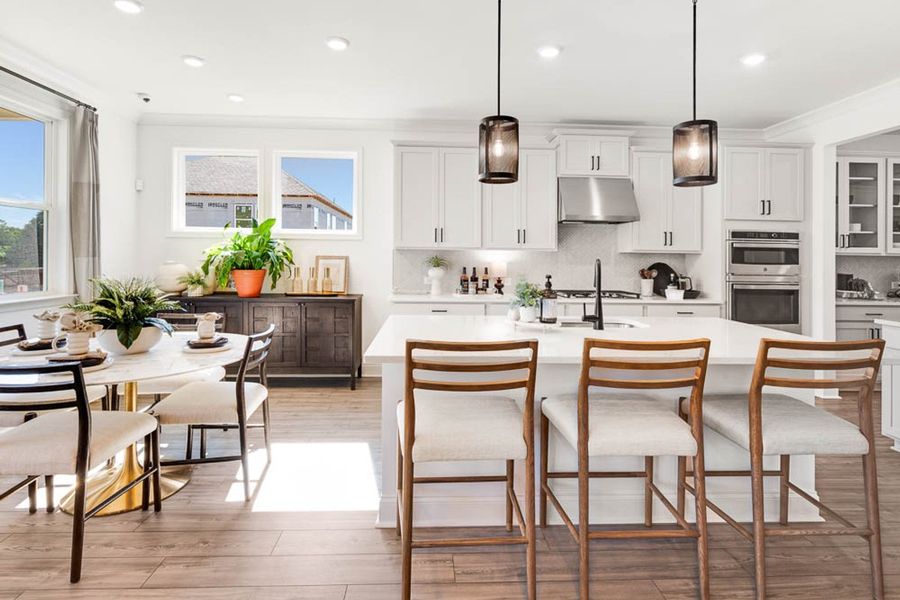 Furnished interior in a model home at Nichols Farm in Dacula (Image 2). Furnished interior in a model home at Nichols Farm in Dacula (Image 2).
