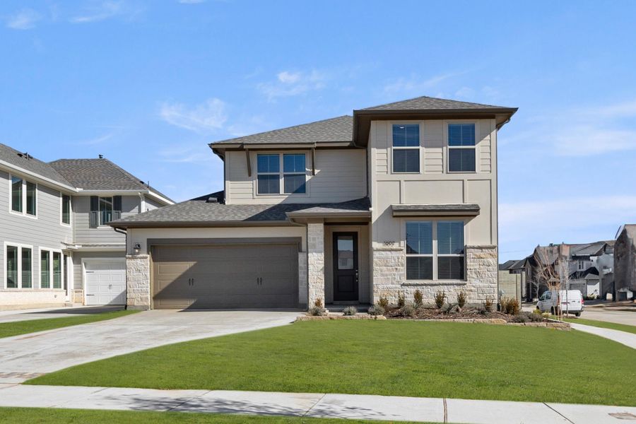 Front exterior of a home in the Harvest 40s community, located in Argyle, TX (Image 3).